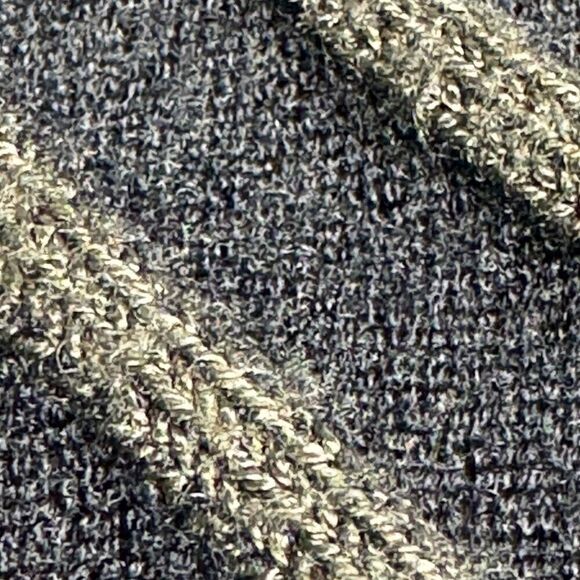 Express olive and black striped knit long sleeve sweater dress size M - Picture 12 of 13